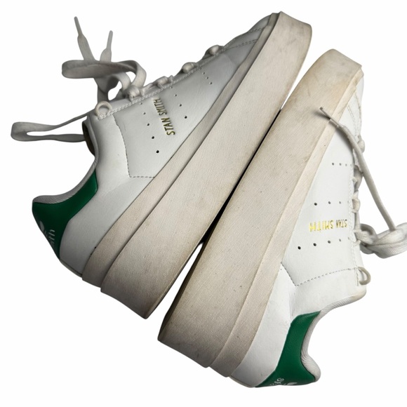 Adidas Stan Smith Bonega Platform Sneaker, White/Green, size 7 women’s - Picture 6 of 8